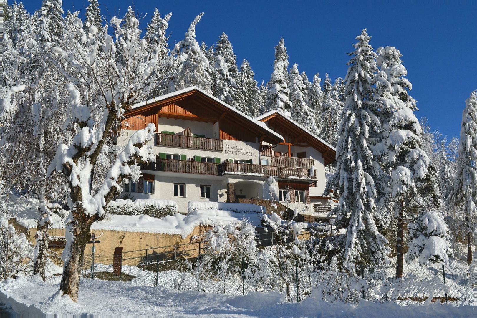 Hotel Berghaus Rosengarten in Welschnofen, Hotel Berghaus Rosengarten / Italien